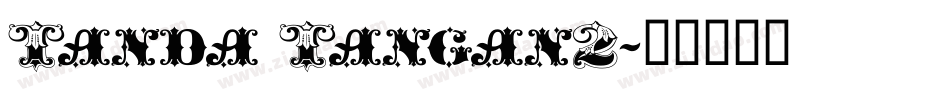 Tanda Tangan2字体转换